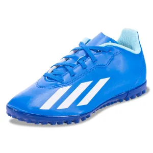 adidas Jr. X Crazyfast.4 Turf Soccer Shoes (Bright Royal/White) adidas Jr. X Crazyfast.4 Turf Soccer Shoes (Bright Royal/White)