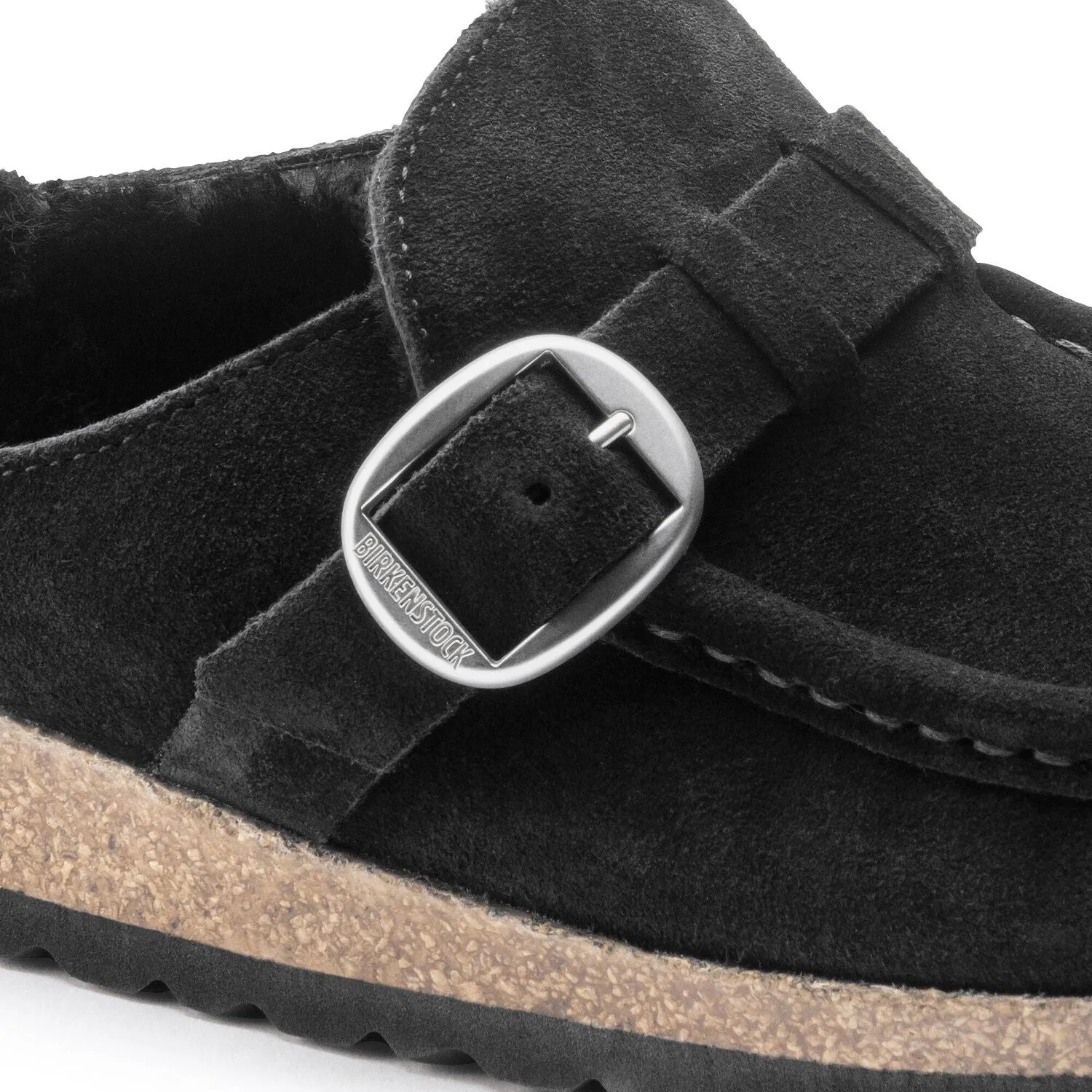BUCKLEY SHEARLING SUEDE | BLACK