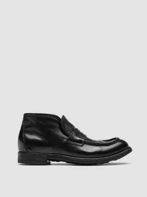 CHRONICLE 027 - Black Leather Ankle Boots CHRONICLE 027 - Black Leather Ankle Boots
