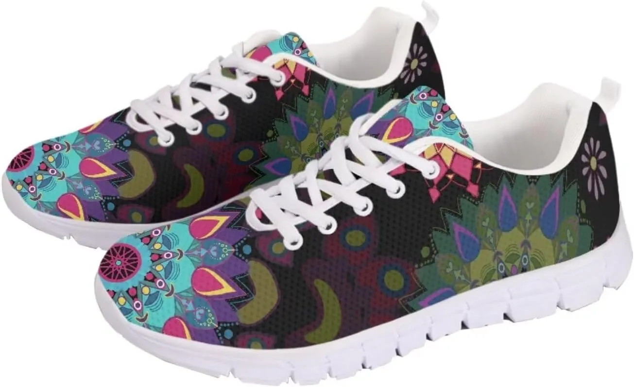 Jeiento Walking Shoes for Men Women Fashion Lightweight Breathable Running Shoes Sport Athletic Tennis Shoes