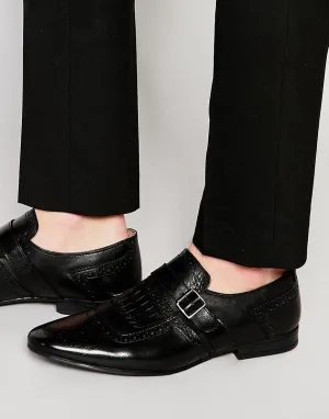 KG By Kurt Geiger Doverxcourt Monk Shoes In Leather