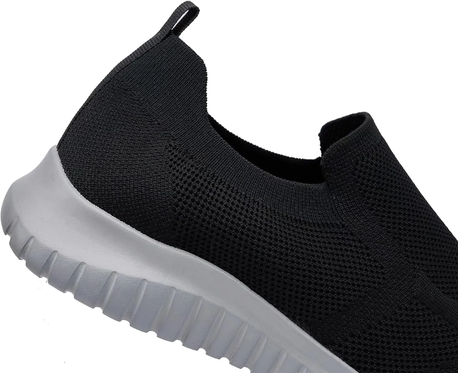 konhill Men's Breathable Tennis Shoes - Slip on Walking Casual Athletic Sneakers Shoes