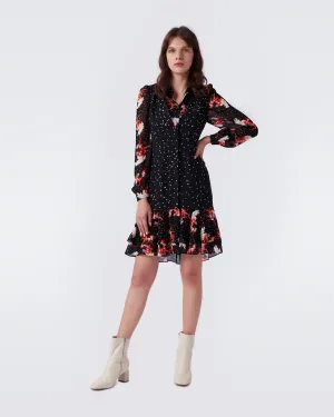 Luciano Crepe Mini Dress