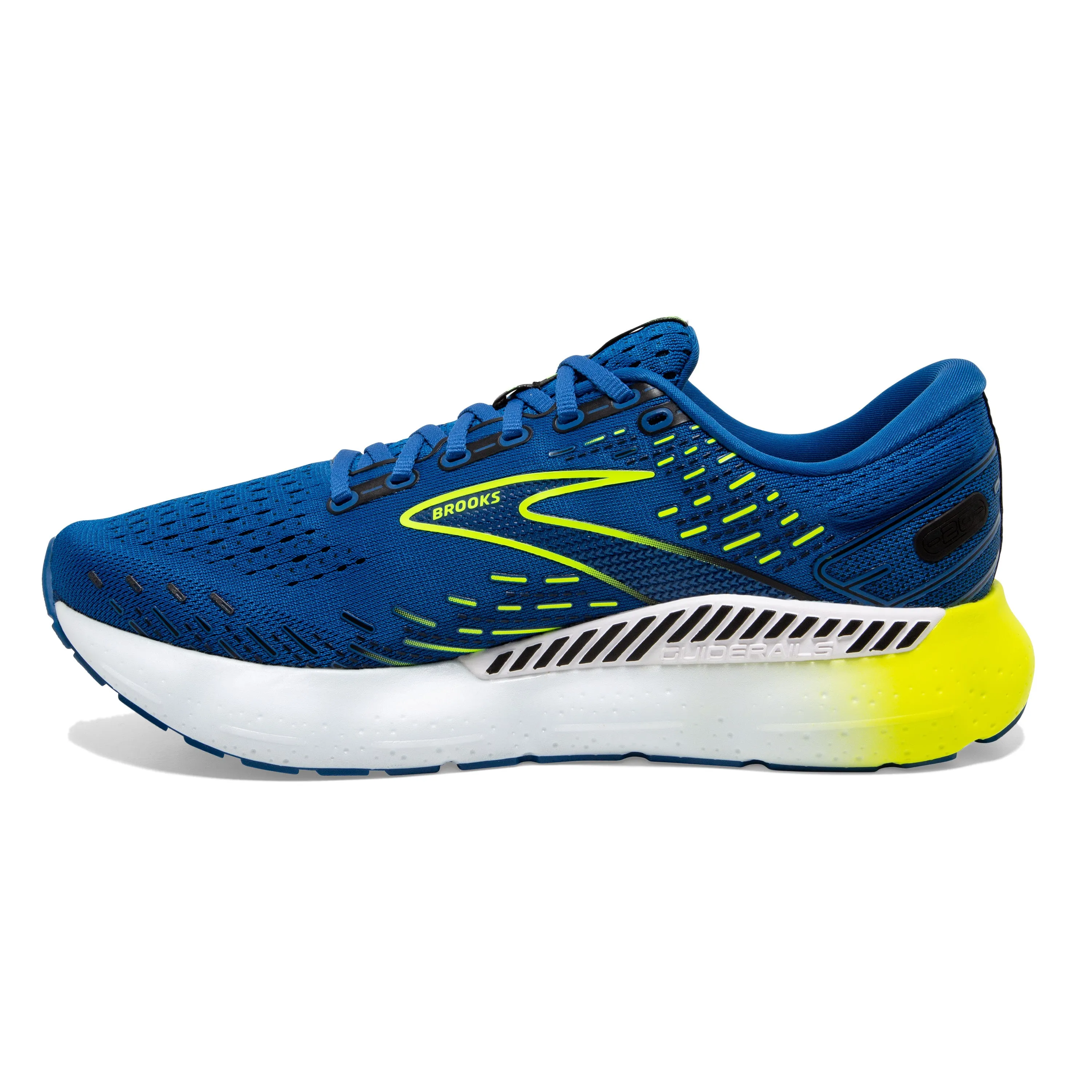 Men's Brooks Glycerin GTS 20 Color: Blue/Nightlife/White