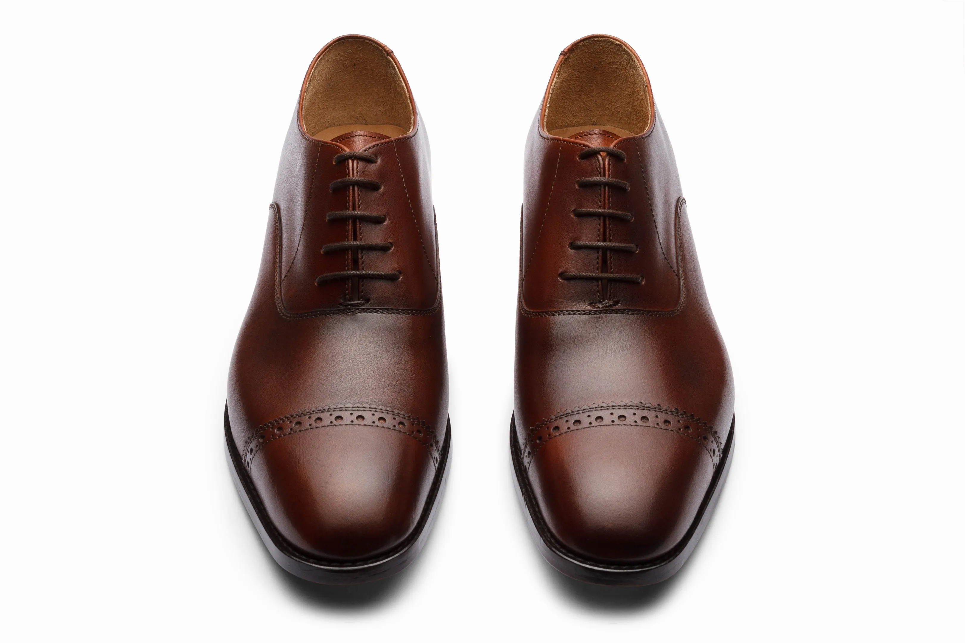 Quarter Brogue Oxford - Brown