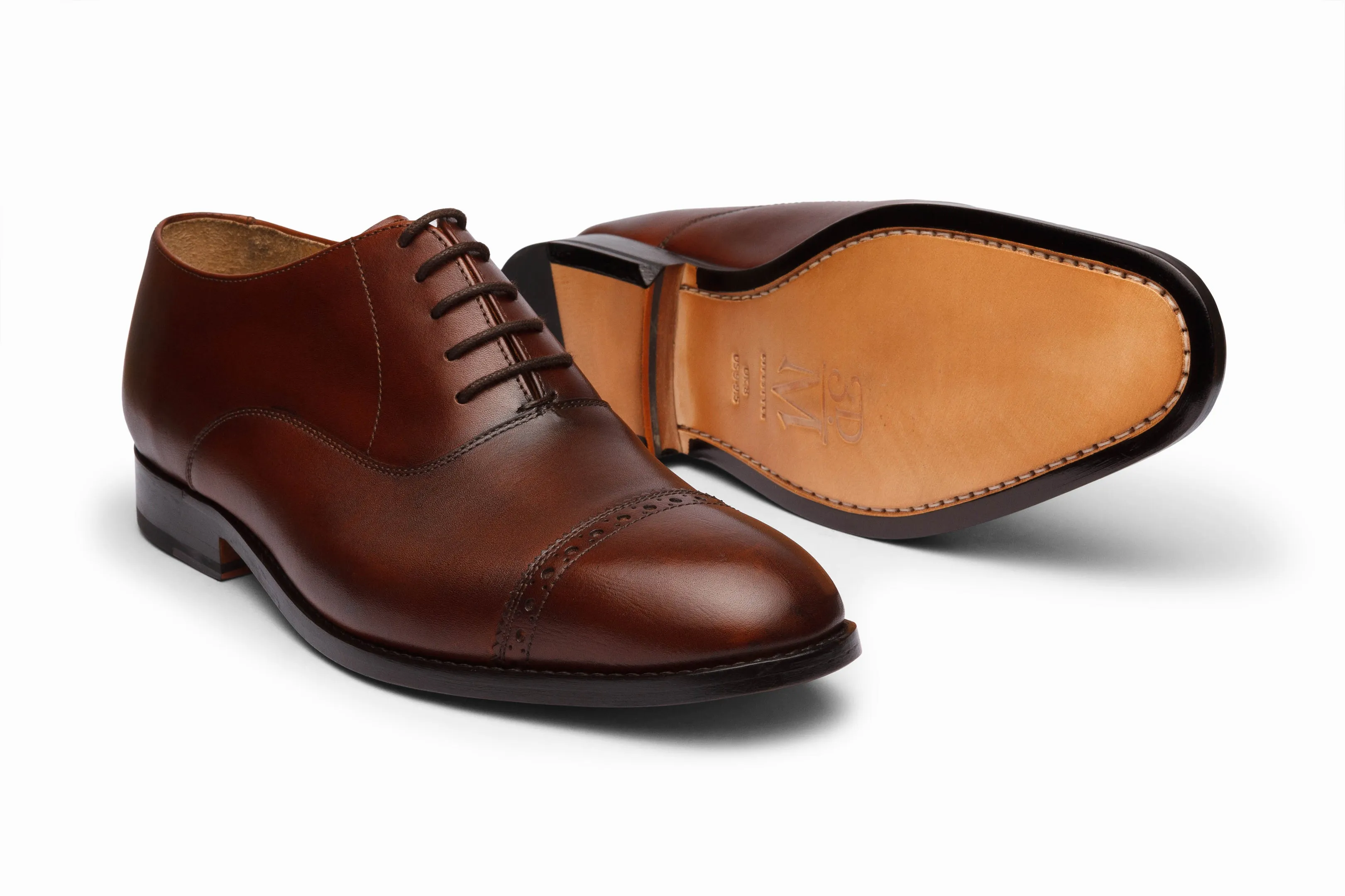 Quarter Brogue Oxford - Brown