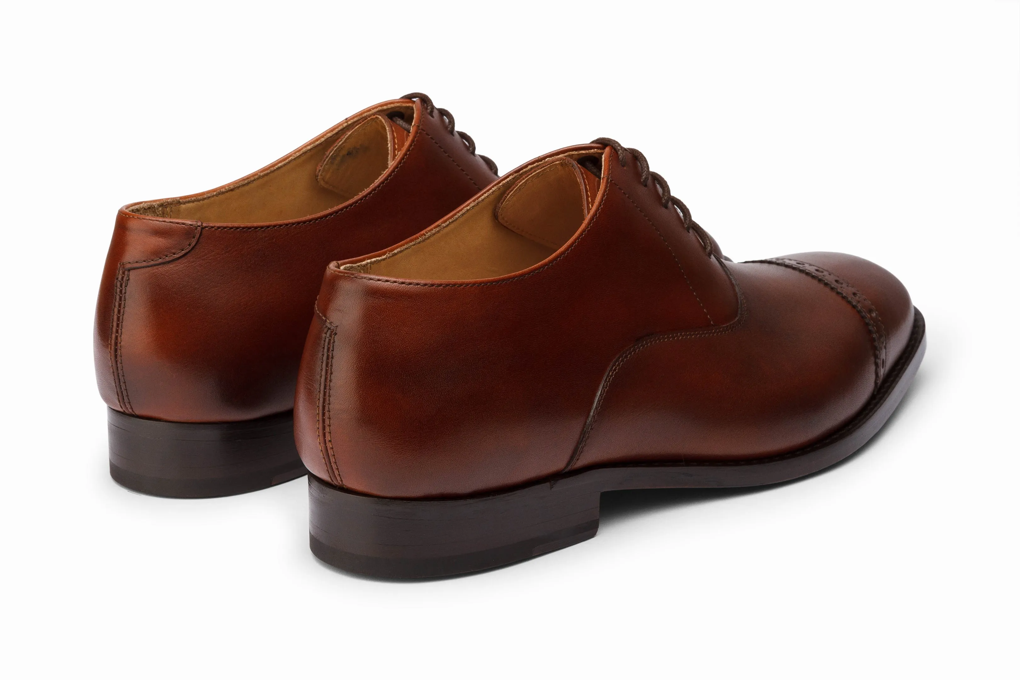 Quarter Brogue Oxford - Brown