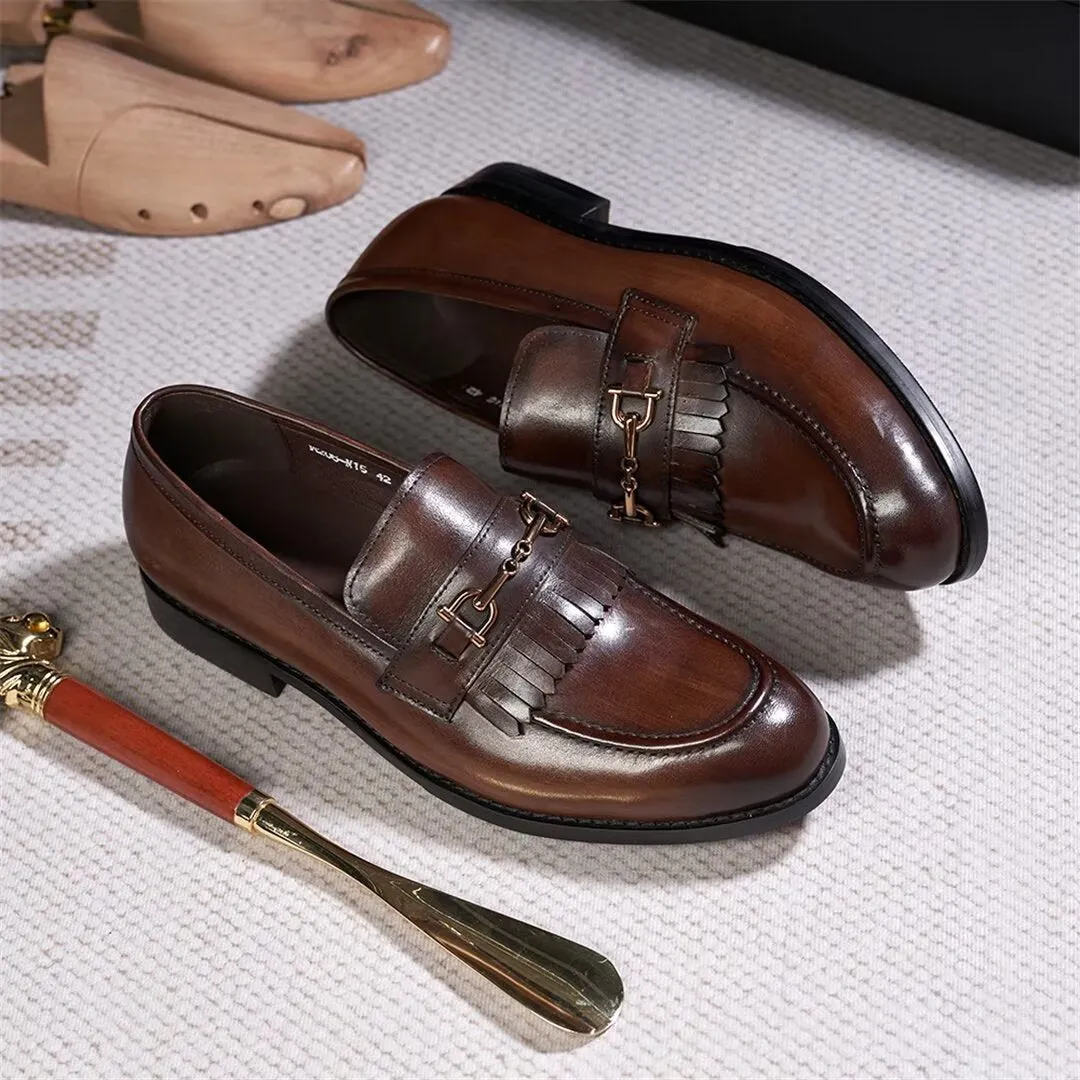 Urban Sophisticate Slip-On Dress Shoes