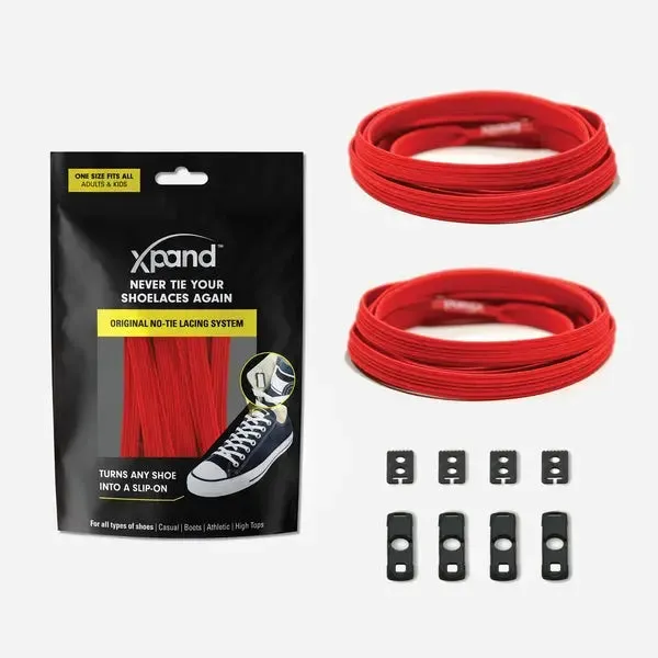 Xpand Shoe Laced Flat  The Ultimate No-Tie Lacing System