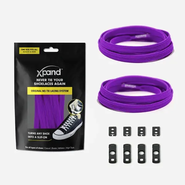 Xpand Shoe Laced Flat  The Ultimate No-Tie Lacing System