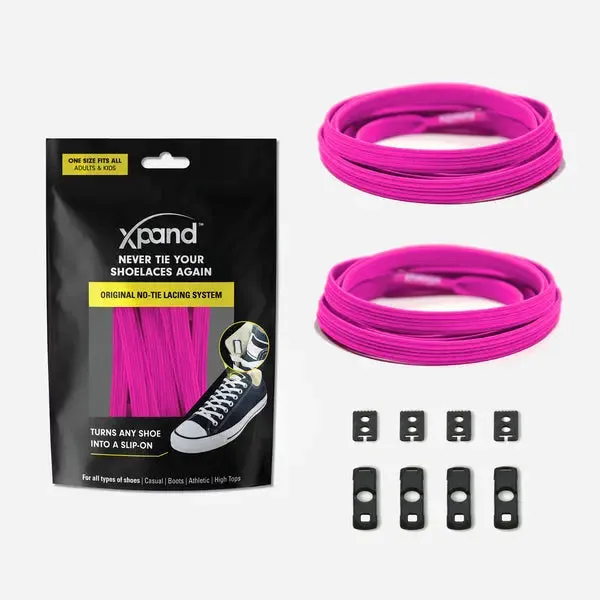 Xpand Shoe Laced Flat  The Ultimate No-Tie Lacing System