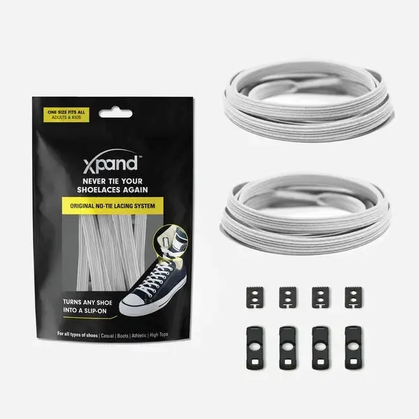 Xpand Shoe Laced Flat  The Ultimate No-Tie Lacing System