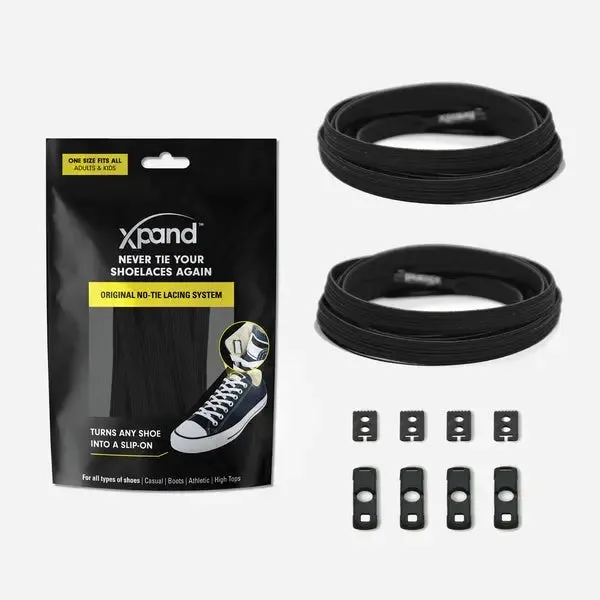 Xpand Shoe Laced Flat  The Ultimate No-Tie Lacing System