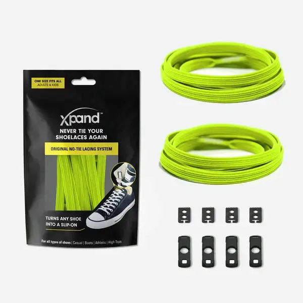 Xpand Shoe Laced Flat  The Ultimate No-Tie Lacing System